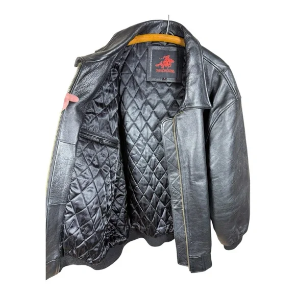 Winchester Black Leather Jacket